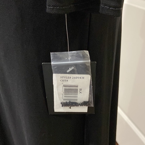 NWT size 4 MARINA FORMAL DRESS. JERSEY MATERIAL WITH MESH BEADED LONG SLEEVES - Picture 9 of 9